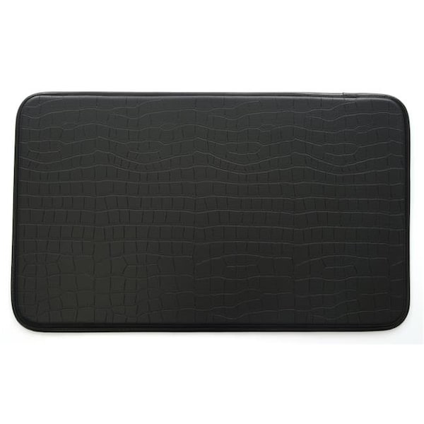 Stephan Roberts Home Stephan Roberts Home 2.5F-CAF15-04 18 x 30 in. Faux Leather Kitchen Anti-Fatigue Mat - Crocodile Black 2.5F-CAF15-04 - main